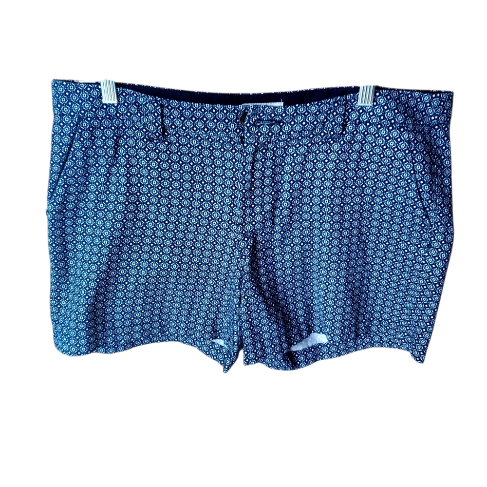 Merona Preppy Navy Patterned Shorts 12
